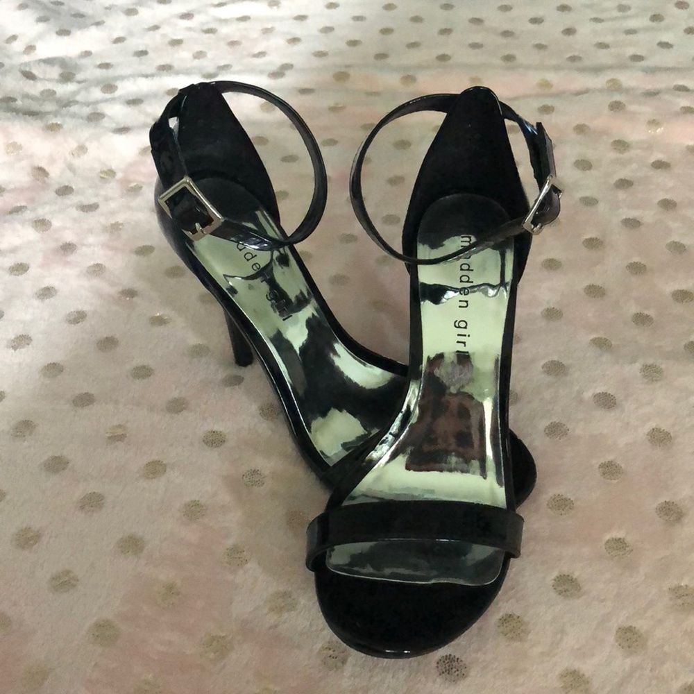 Madden Girl patent leather heels